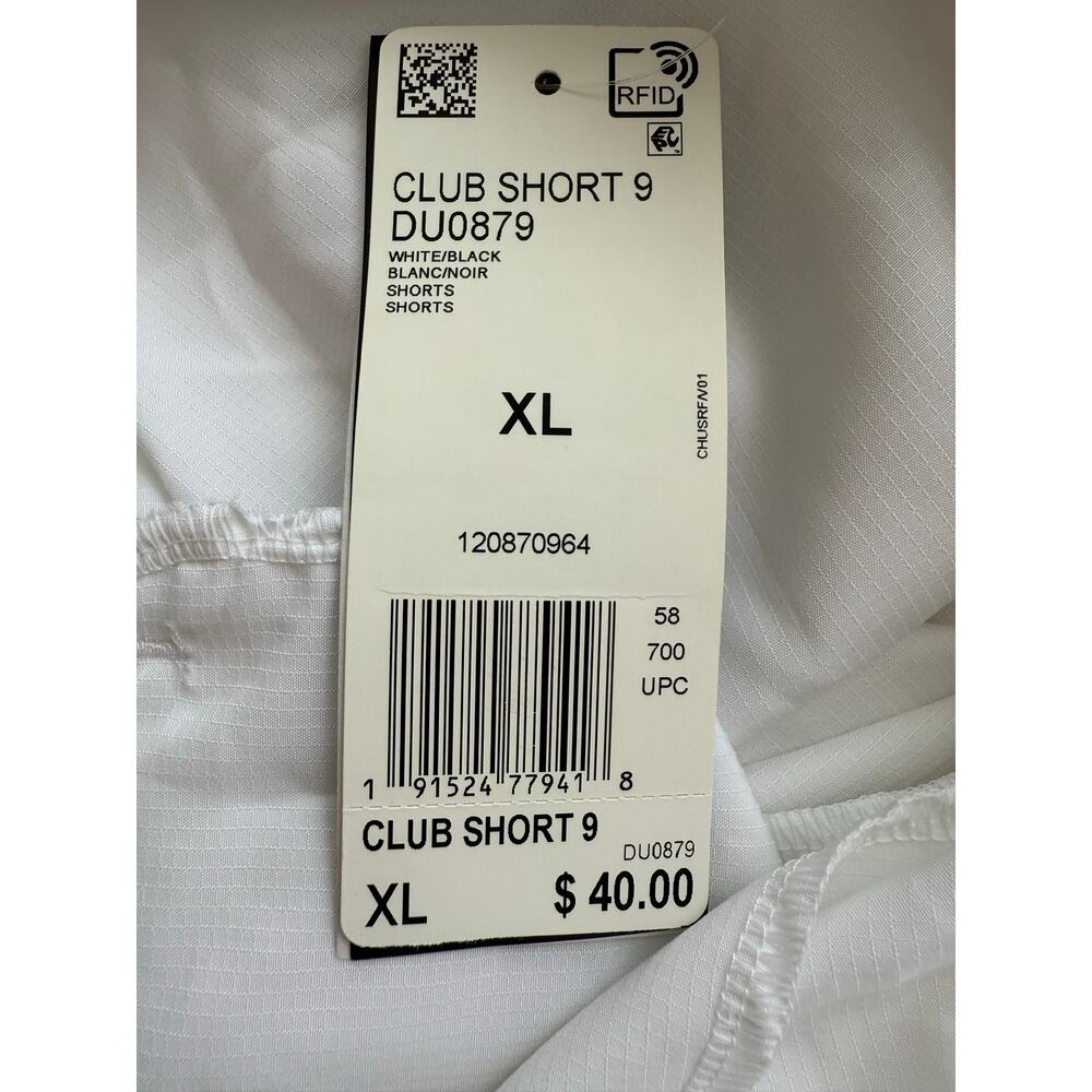 NEW Adidas White Men’s Short  DU0879 sz XL - Picture 4 of 4